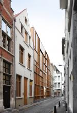 Museum Plantin Moretus – Antwerpen: NoAarchitecten - Ontwerp Voorgevel: Benoît van Innes © Filip Dujardin